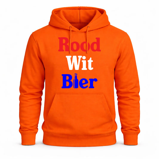 Rood Wit Bier | Koningsdag Hoodie