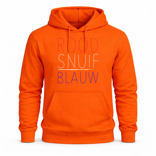 Rood Snuif Blauw | Koningsdag Hoodie