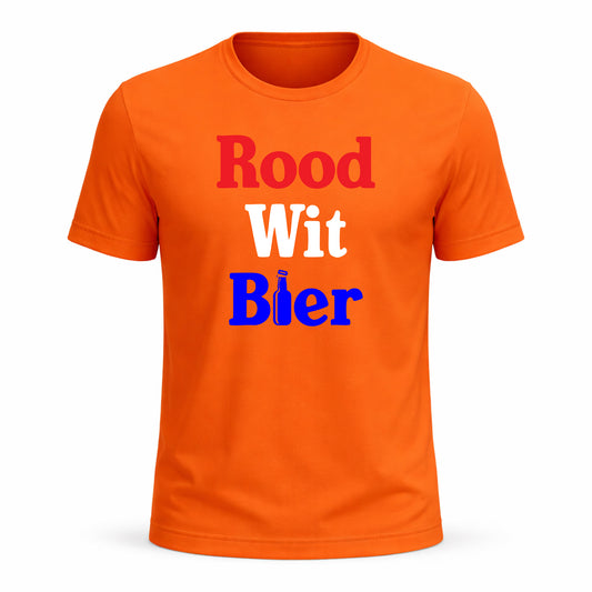Rood Wit Bier | Koningsdag T-Shirt