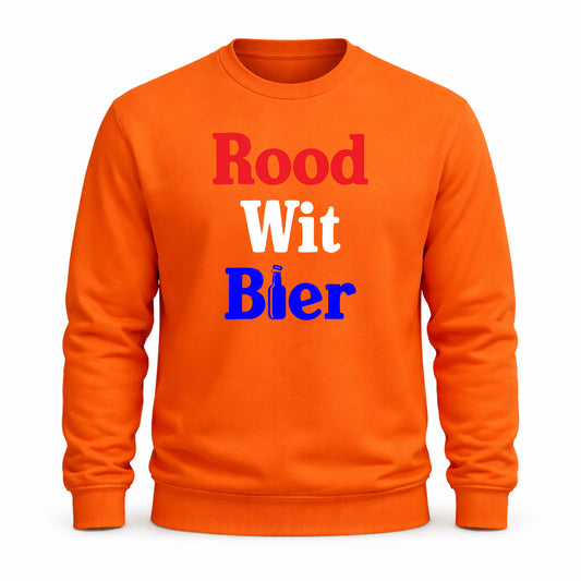 Rood Wit Bier | Koningsdag Sweater